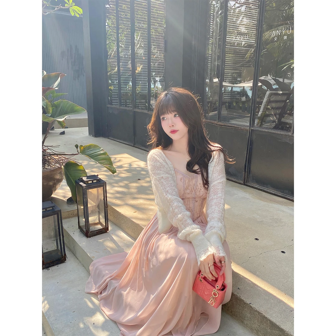 GA 盈瓷-【镂空小衫】针织外套女气质温柔风早春新款空调衫显瘦春季