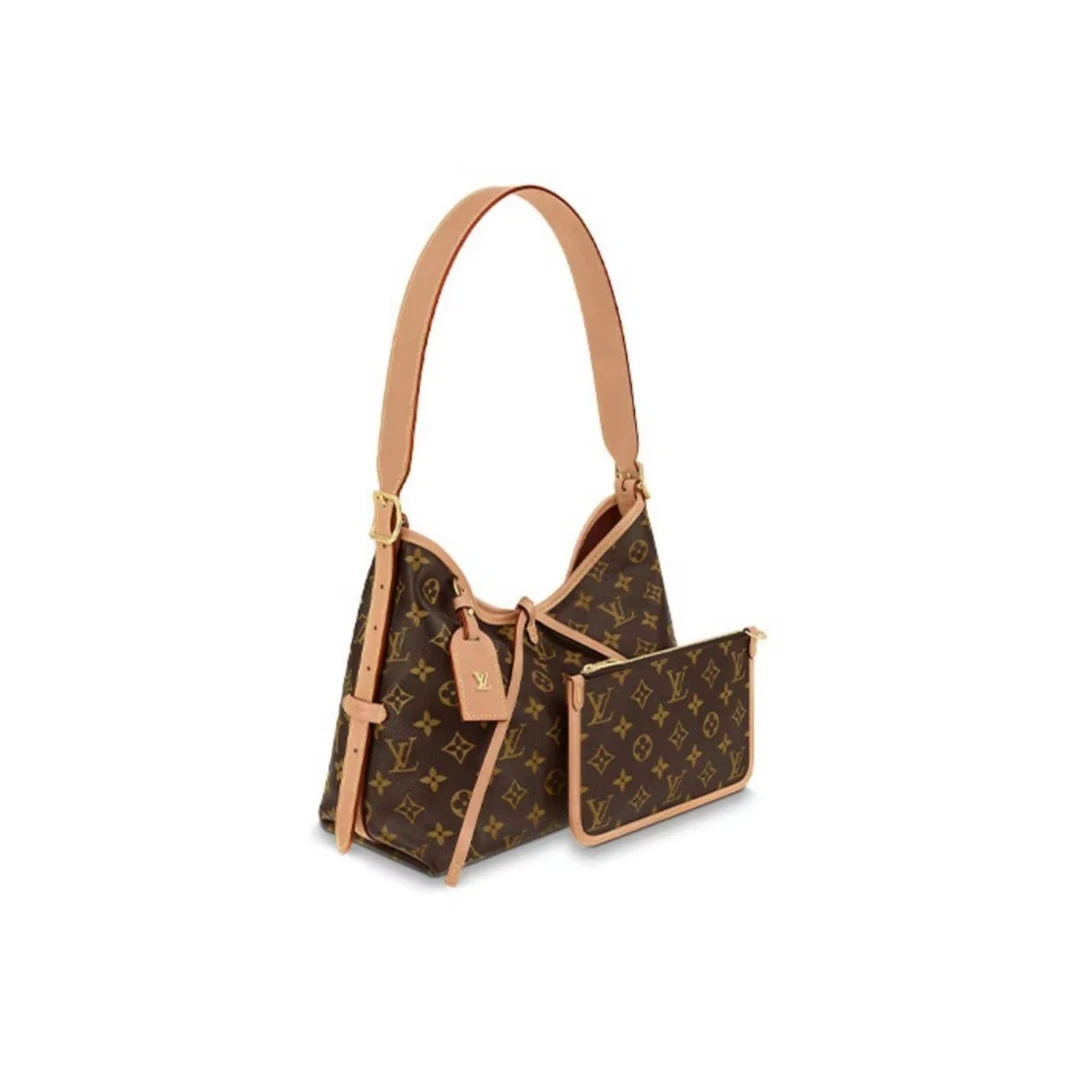 全新未使用 LouisVuitton/路易威登 Carryall老花小号/中号