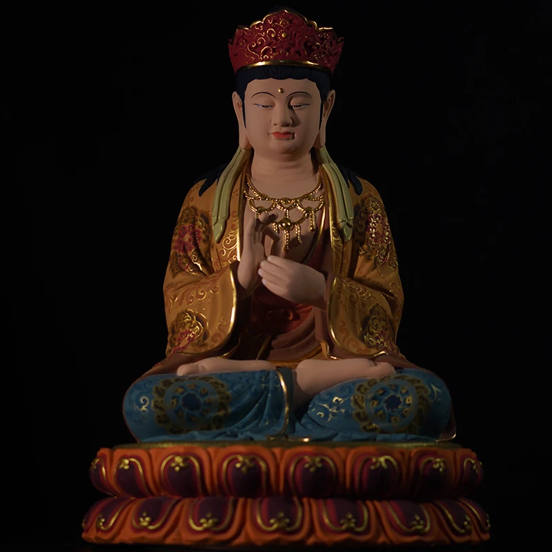 恒晟尚德堂华严三圣普贤菩萨摆件定制