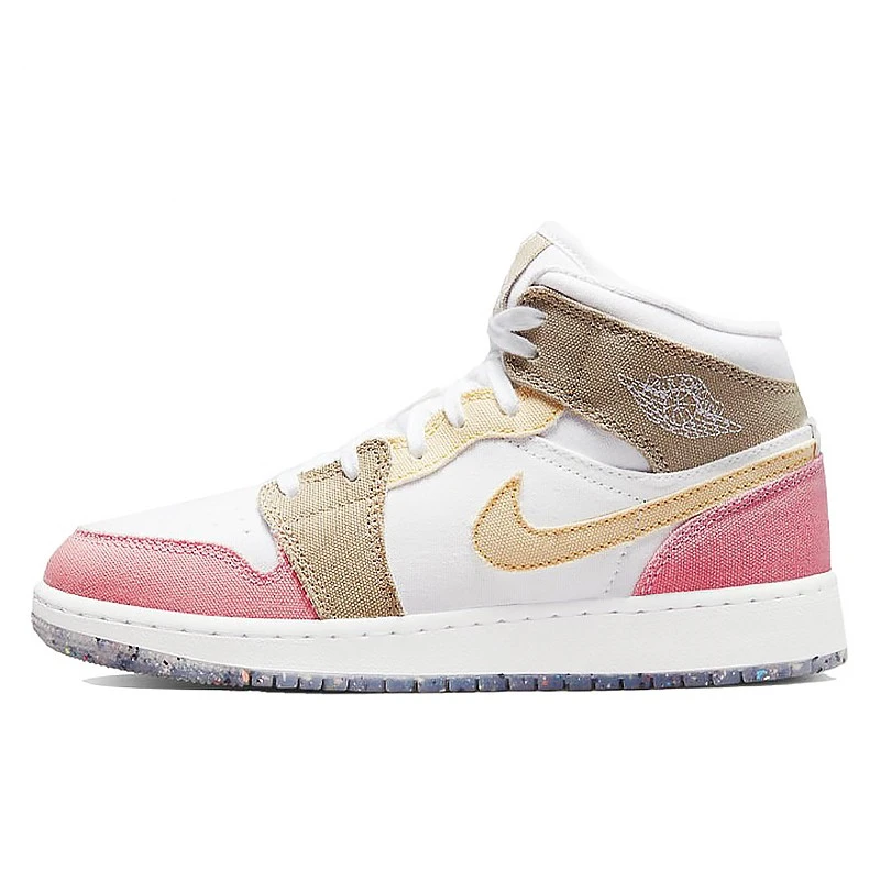 Nike耐克女休闲鞋新款高帮板鞋AIR JORDAN 1运动复古休闲鞋DJ0338