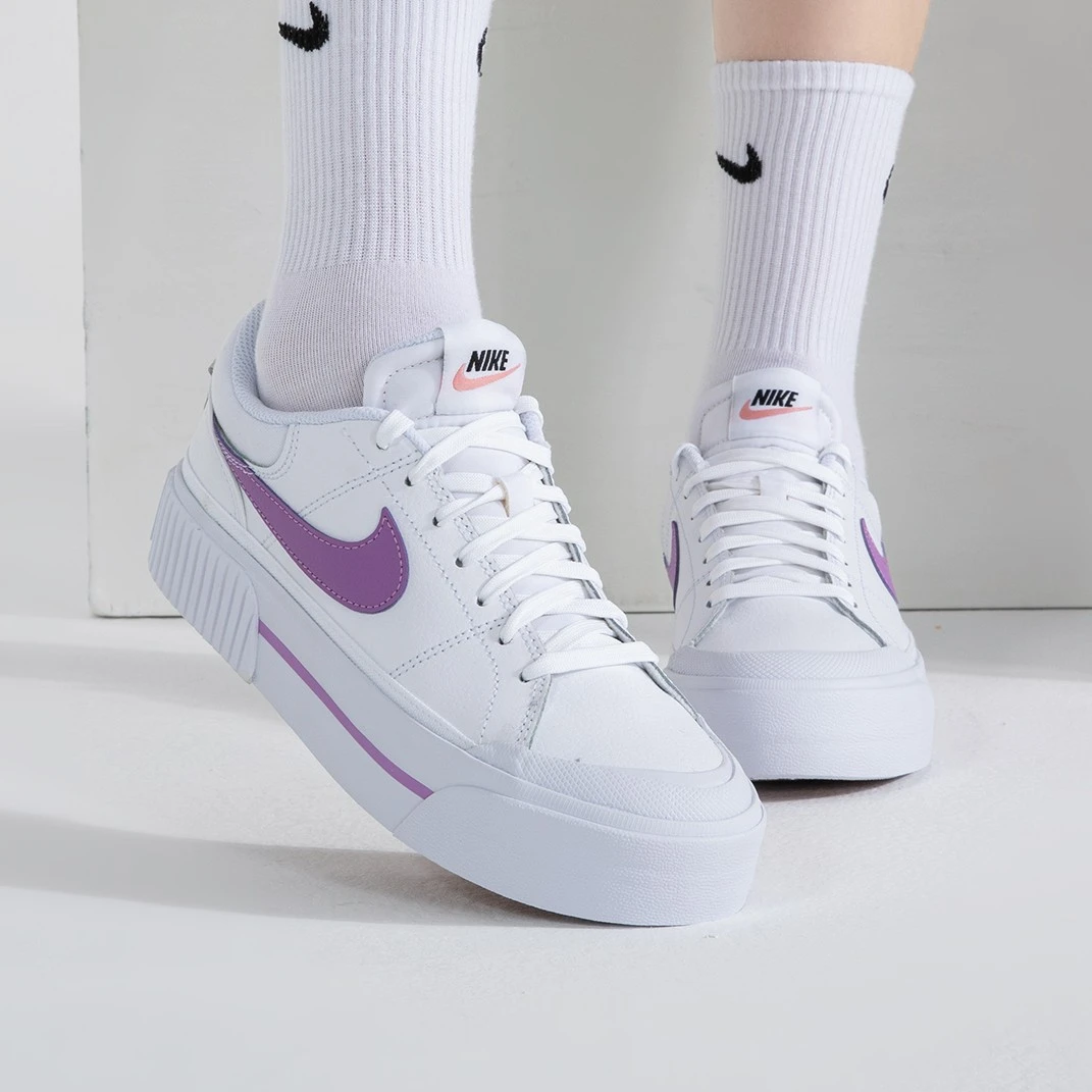 NIKE耐克女鞋新款时尚低帮COURT运动鞋百搭休闲鞋透气板鞋DM7590