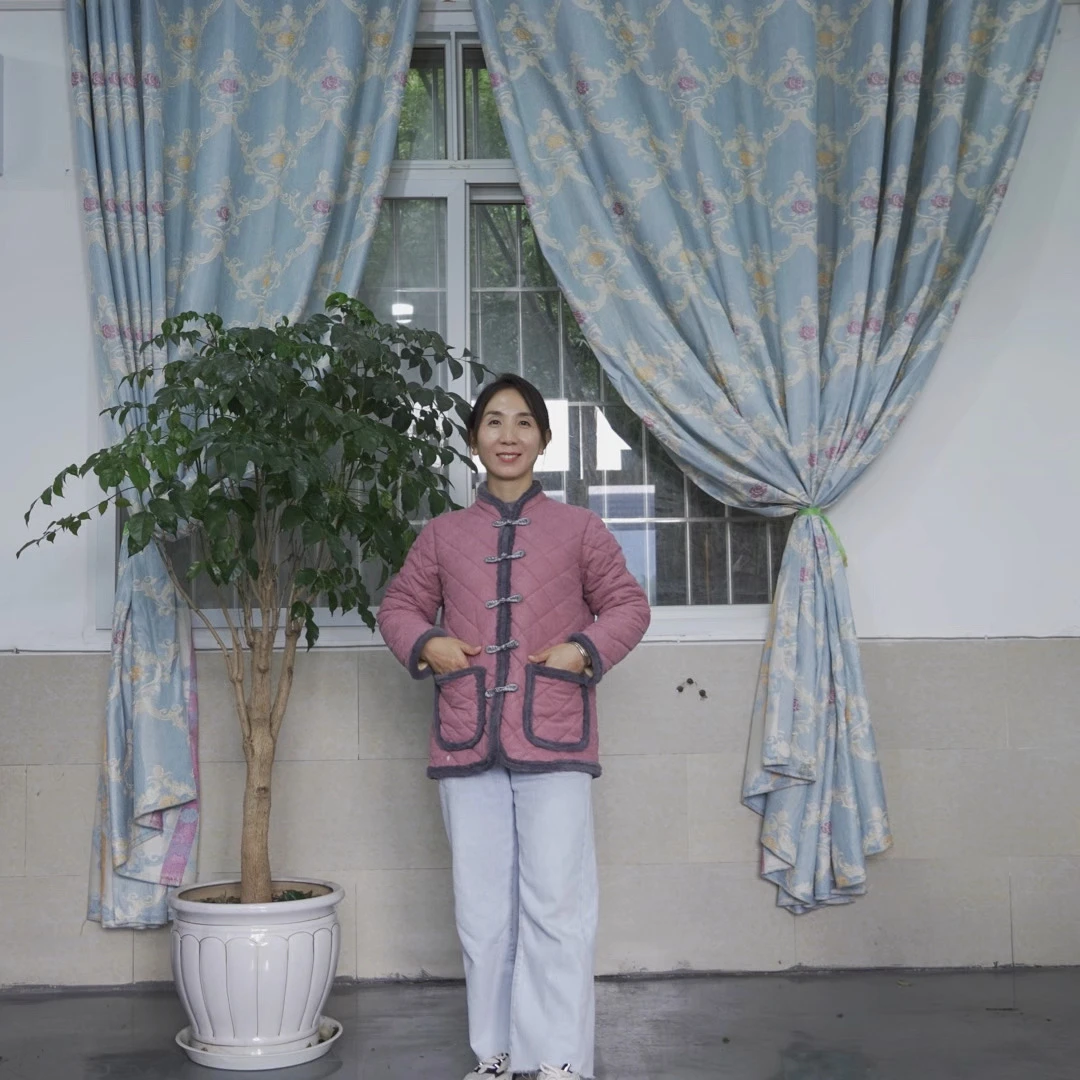 四川省服女外穿加绒加厚短款罩衣（灯芯绒）