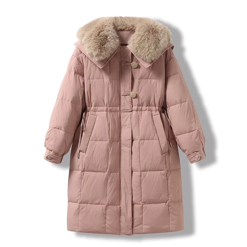 现编码092连帽外套女装修身百搭时尚通勤休闲新抽绳宽松秋冬保暖