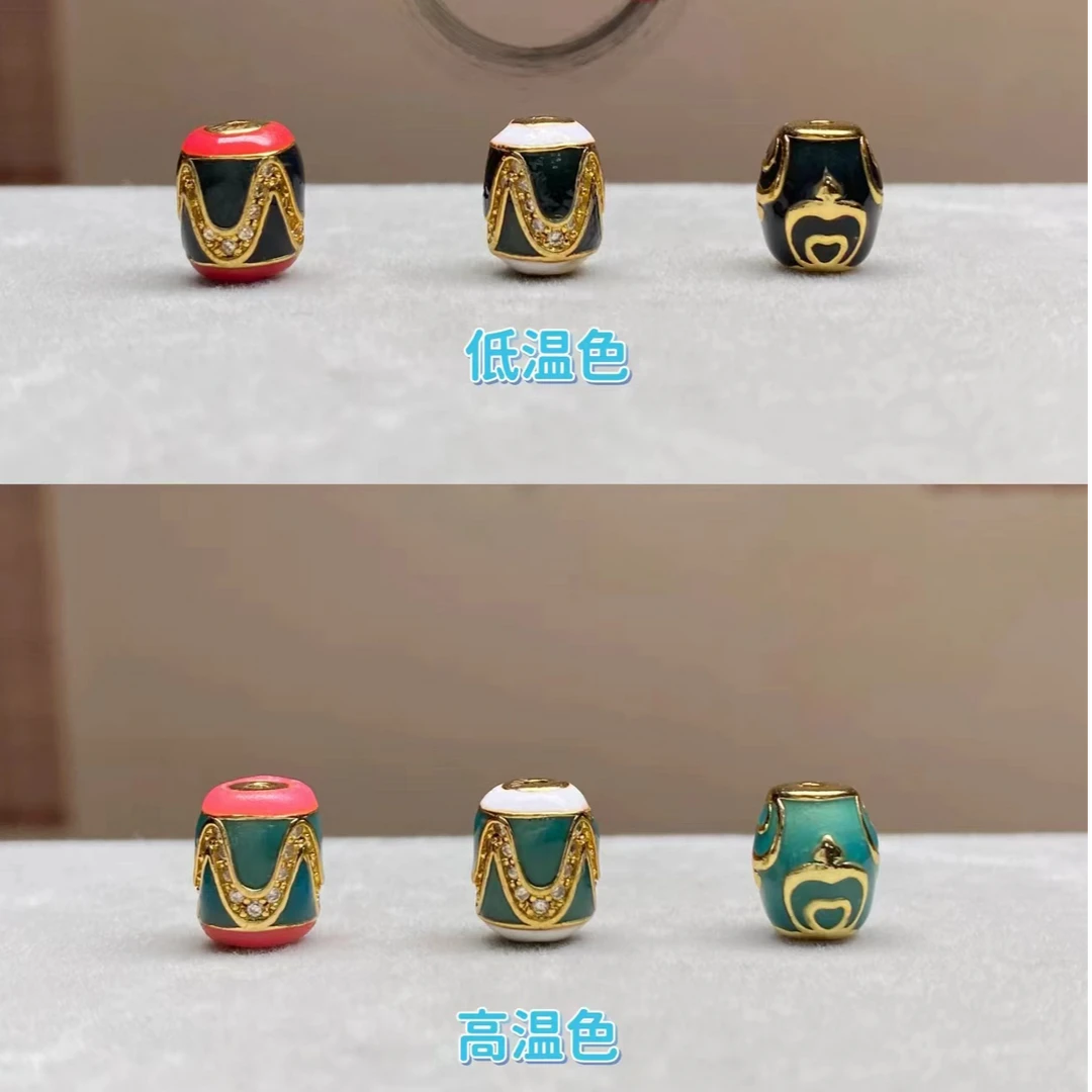 万物高温珠配顶腰珠搭星月猴头椰蒂库克手串手持隔珠文玩diy配饰