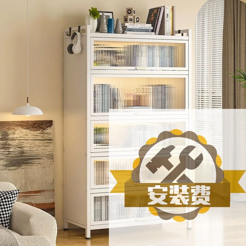餐边柜轻奢防尘柜置物架上门安装服务