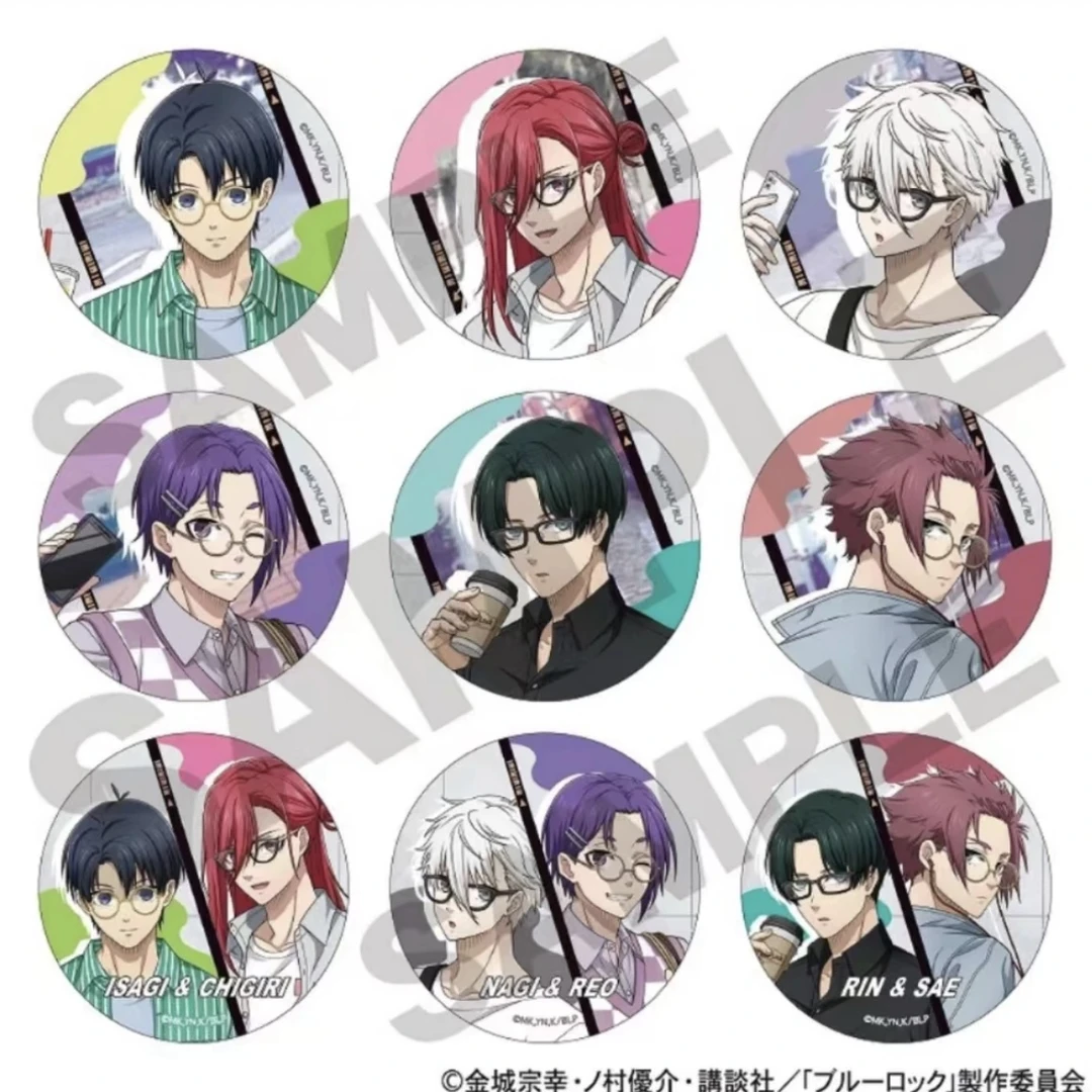 【拆包日谷】《蓝色监狱》假日眼镜ver.吧唧徽章盲盒