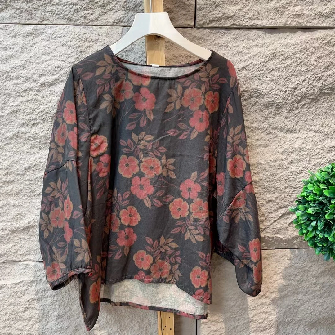 5471新款秋季气质优雅减龄T恤小衫QZ