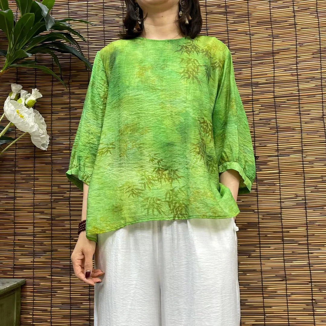 3244新款夏季气质减龄T恤小衫QZ