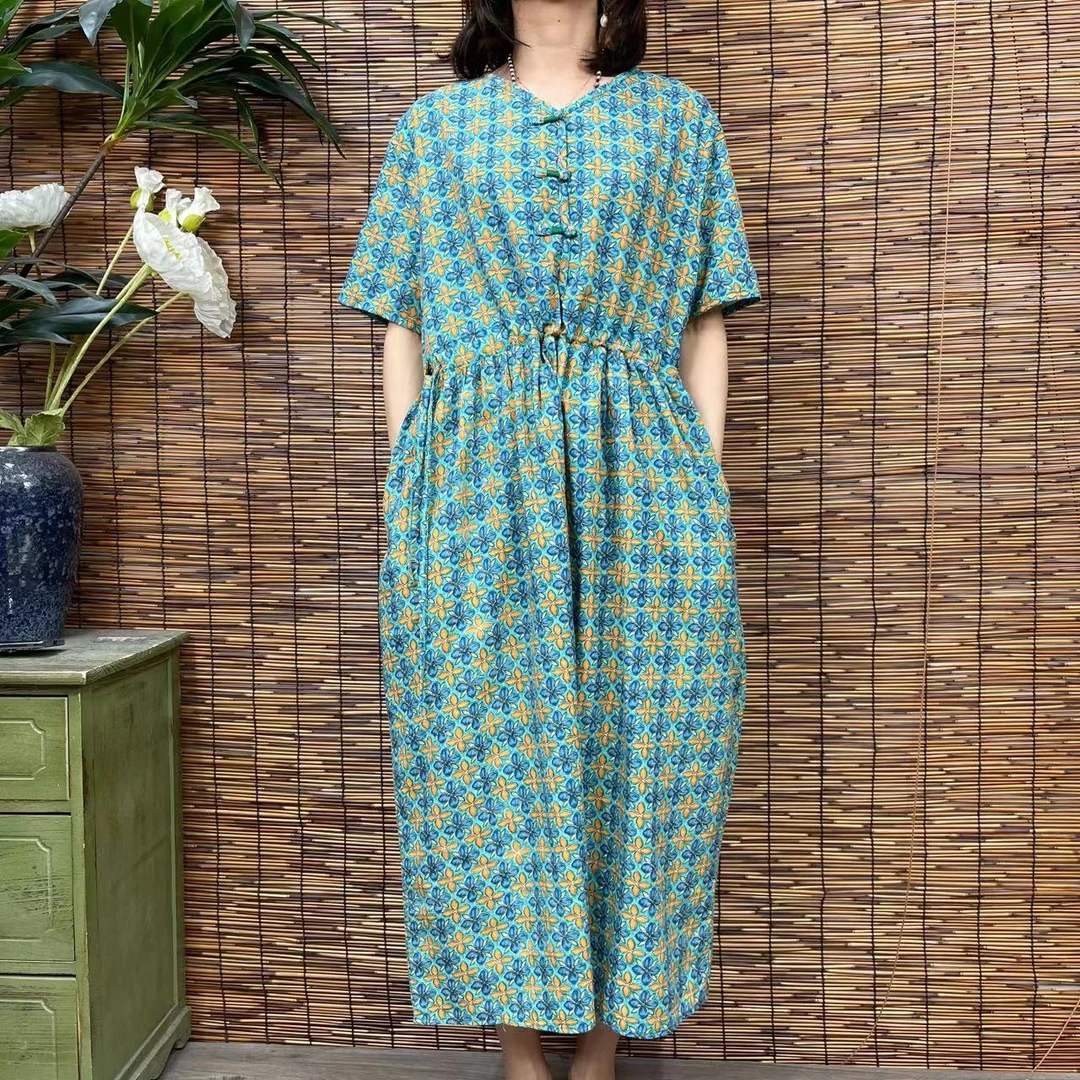 2648新款春夏时尚减龄气质显瘦连衣裙QZ