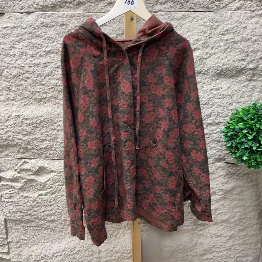 6114新款春秋休闲百搭气质减龄连帽上衣T恤