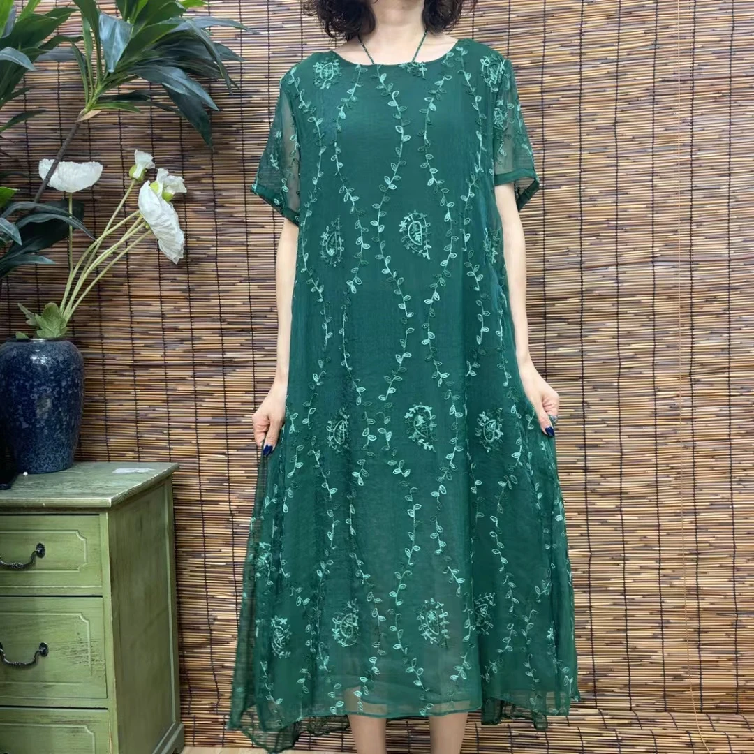 3962新款夏季洋气减龄气质连衣裙QZ