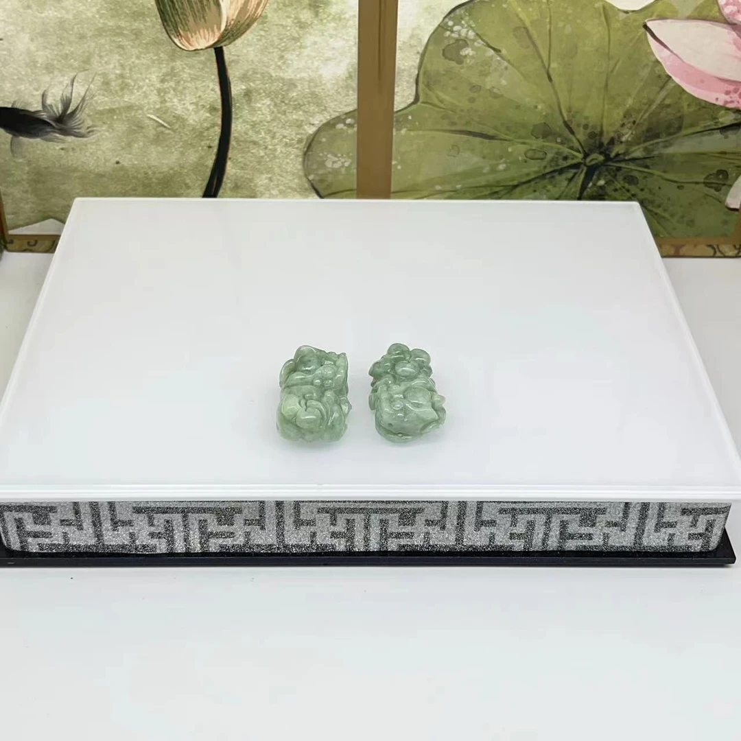 天然缅甸a货翡翠貔貅吊坠 C381—多样性发一件