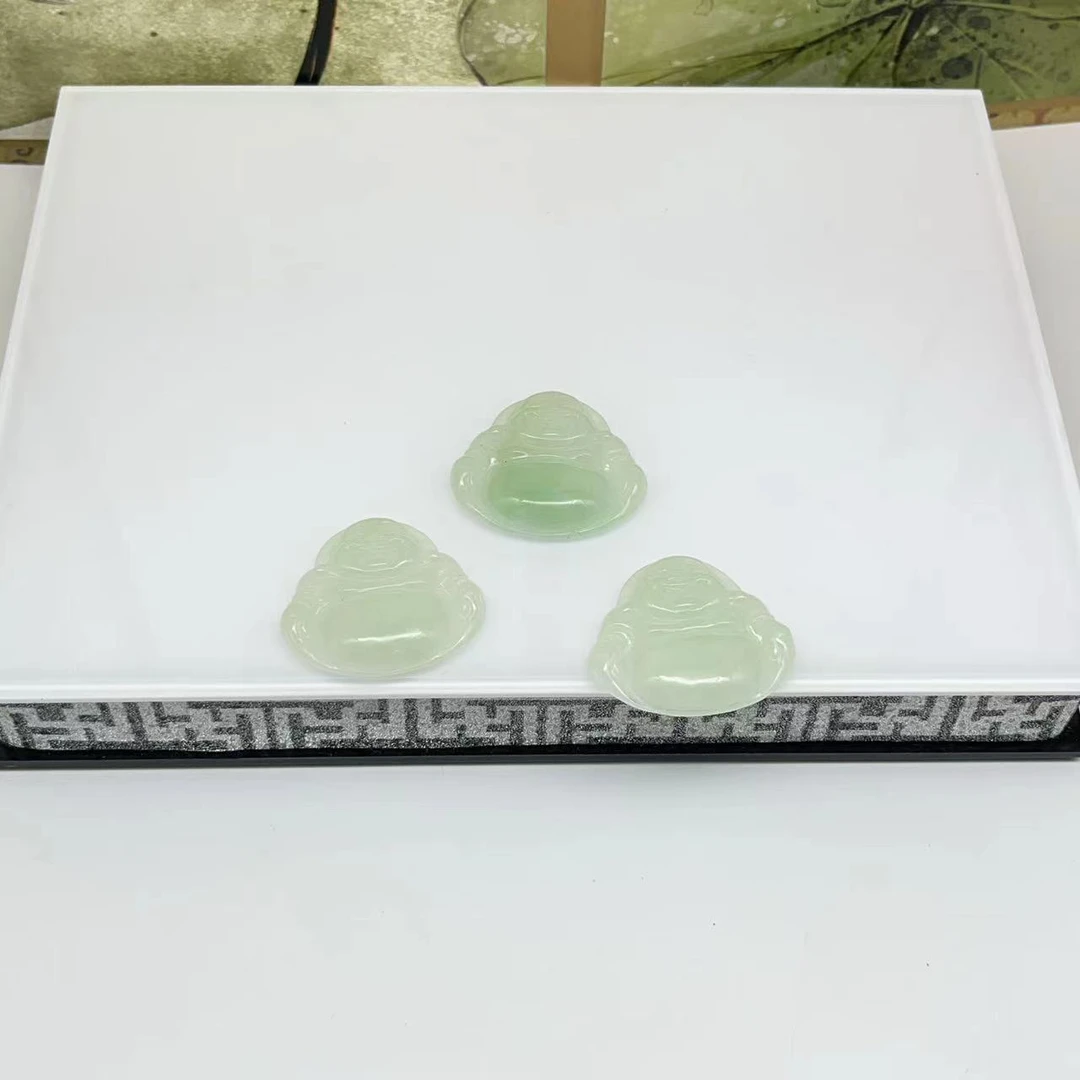 天然缅甸a货翡翠冰佛公吊坠 C296—多样性发一件