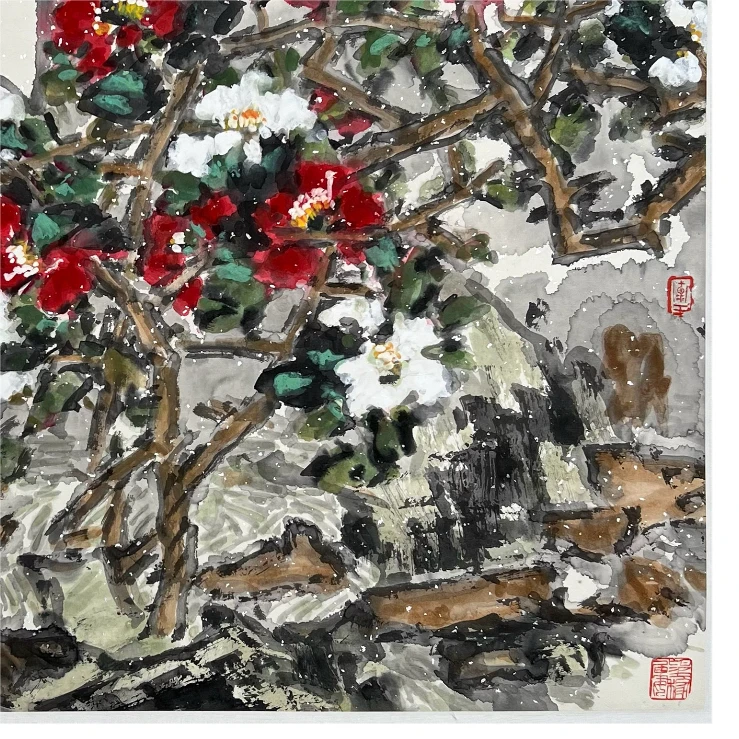 张此潜 实力派大写意花鸟大家 展览作品