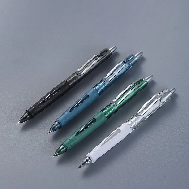 小白点探索号考试学生专用速干顺滑按动中性笔0.5黑色碳素刷题笔