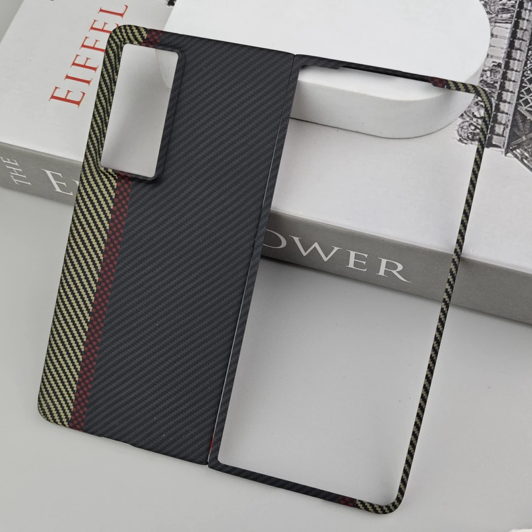 适用荣耀V2凯夫拉芳纶纤维手机壳商务简约超轻薄防摔裸机手感防滑