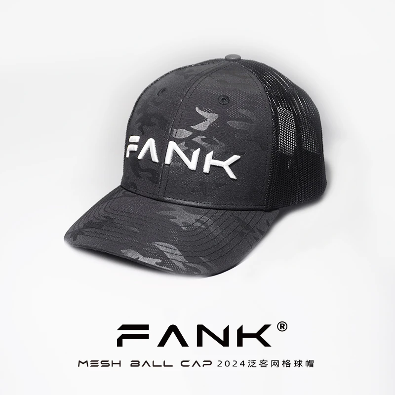 FANK/泛客24新款路亚网格球帽速干透气遮阳户外运动骑行钓鱼帽子