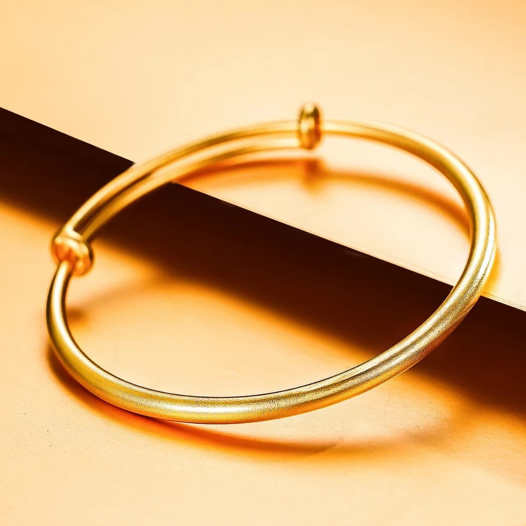 九乐足金999推拉手镯(D)(直播专属)