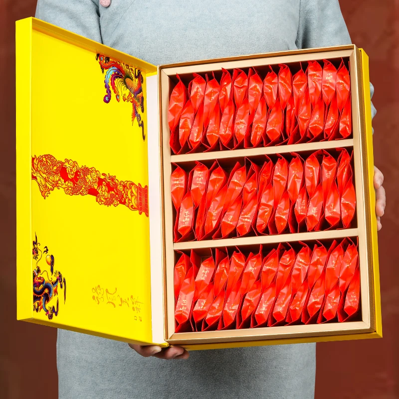 节日送礼武夷山大红袍茶叶岩茶肉桂高档礼盒装