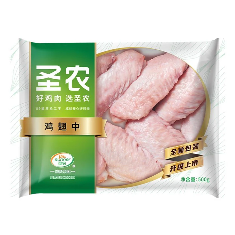 圣农单冻翅中500g