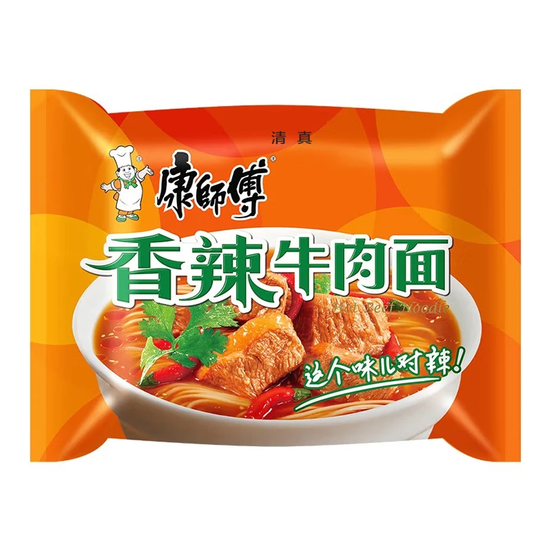 康师傅香辣牛肉经典袋面104g