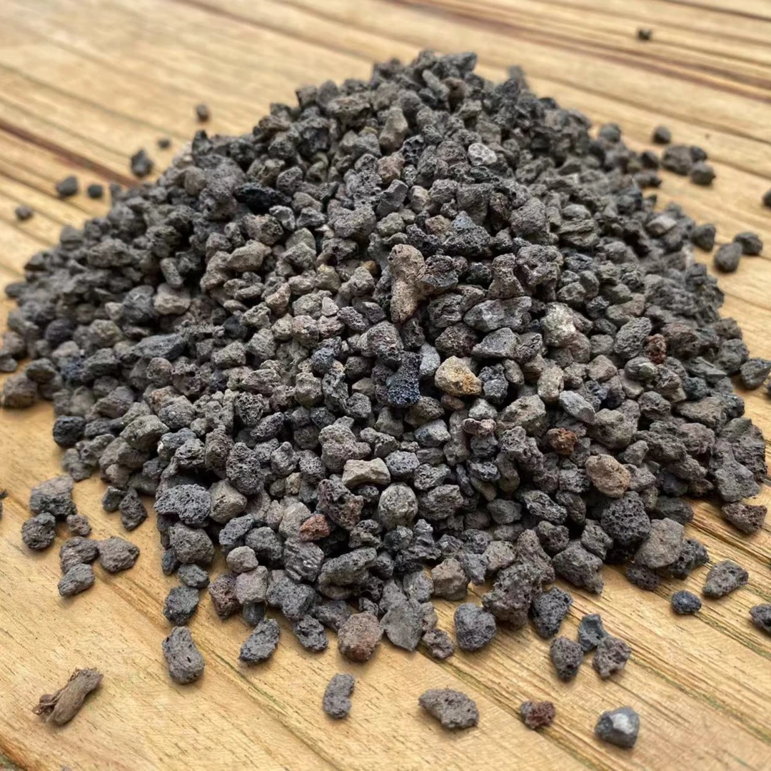 精筛除尘多肉植物黑色火山岩颗粒软化水质铺面上色