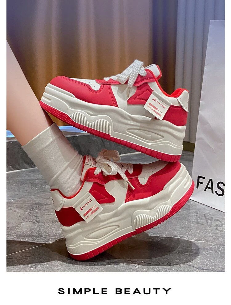 小众鞋子女2023新款爆款老爹鞋女款秋冬季加绒厚底平底棉鞋运动鞋