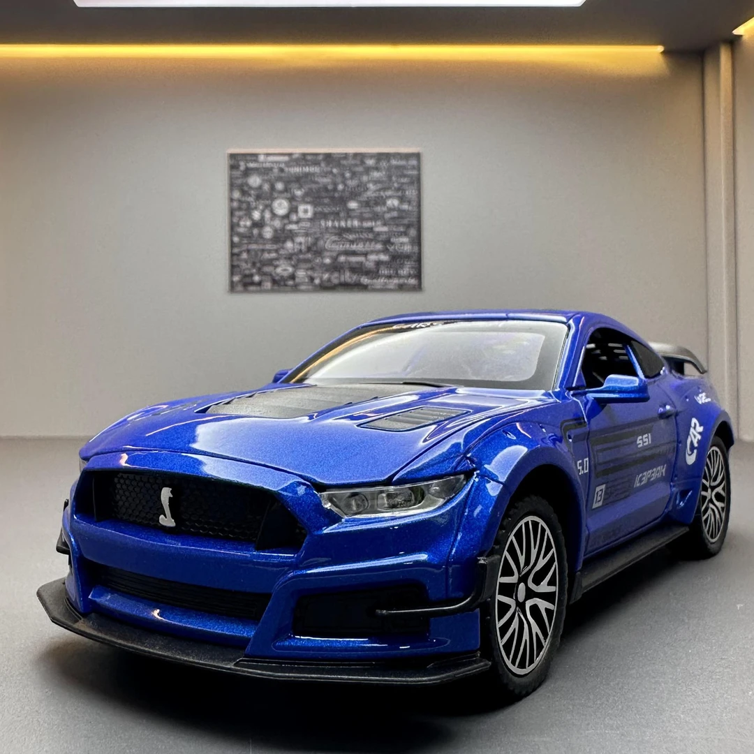 新款福特野马【谢尔比GT500】合金汽车模型 摆件 豪车跑车 潮玩仿真