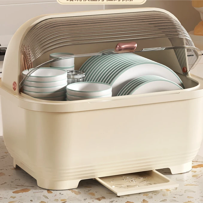 碗筷收纳盒家用多功能碗碟沥水架