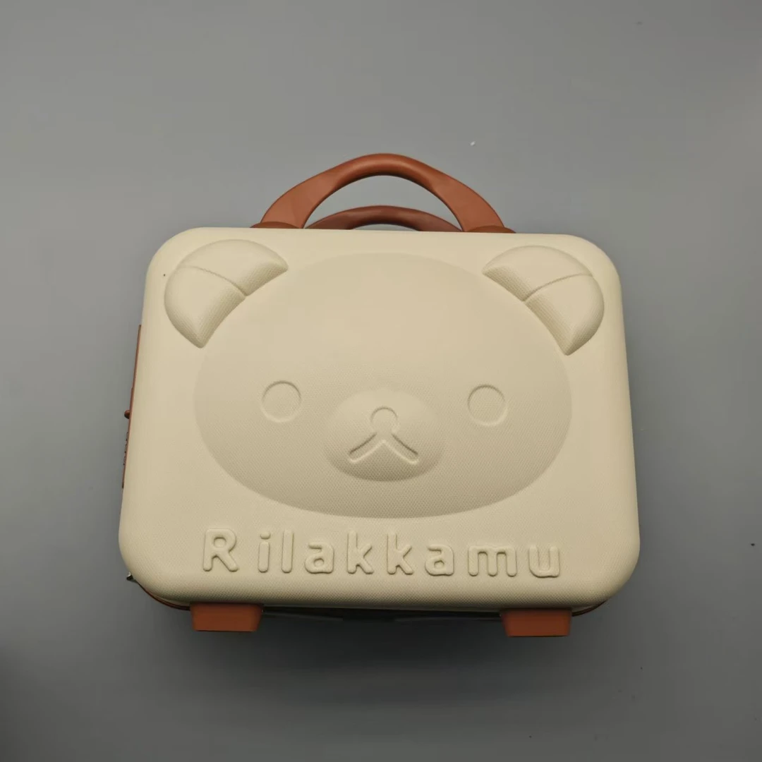 多功能化妆箱小熊款带密码锁A