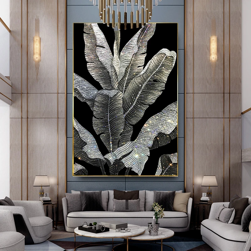 家大业大手工灯光画装饰设计风格挂画玄关装饰画实物画晶瓷装饰画