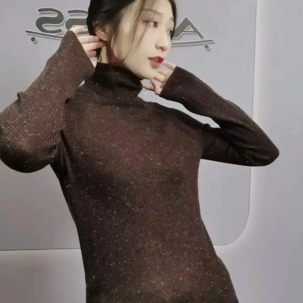 AMASS/阿玛施夏季经典时尚显瘦气质网红半高领打底衫上衣5399568