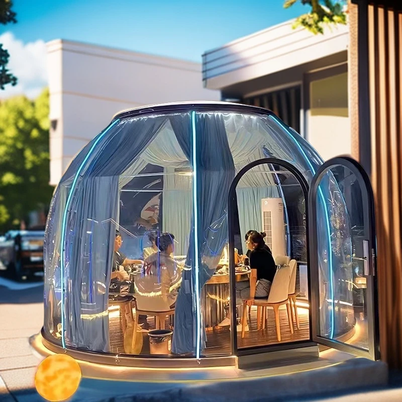 星空露台泡泡屋餐厅营地太空舱民宿简约凉亭户外庭院2025新款