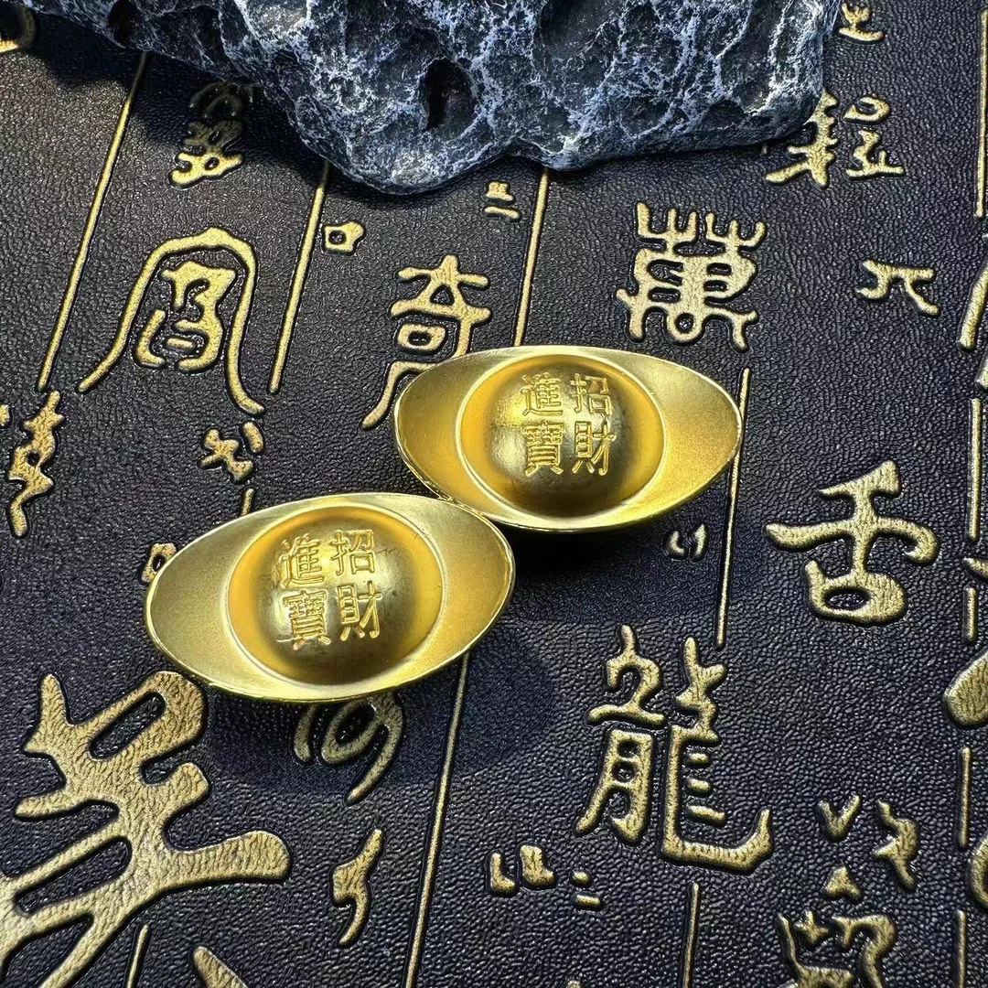 合金吊坠 【迦藏】元宝摆件/多样性发货发六个-03090