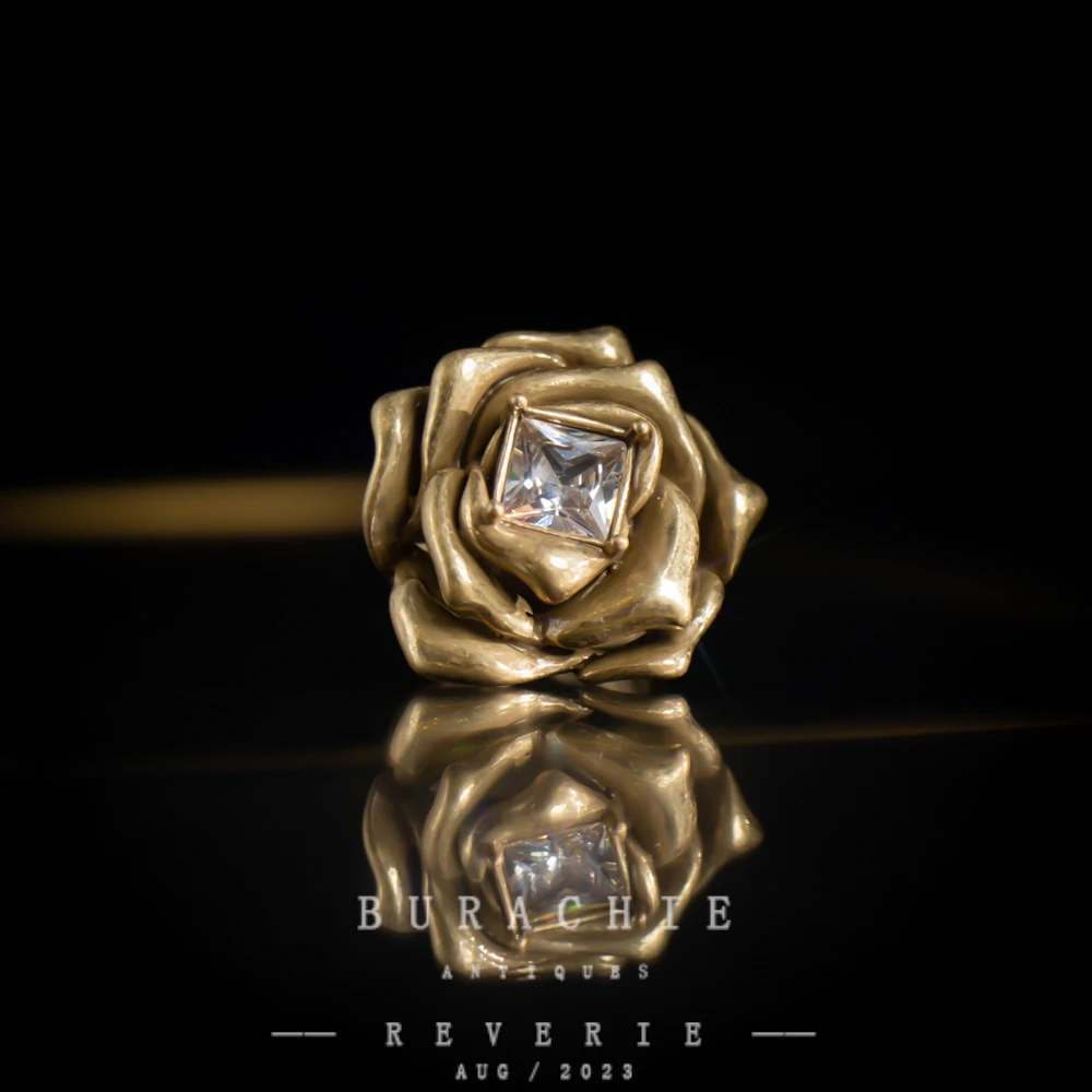 铜合金仿水晶戒指 【5496】周年珍藏英｜经典原标克拉款CrownFrett