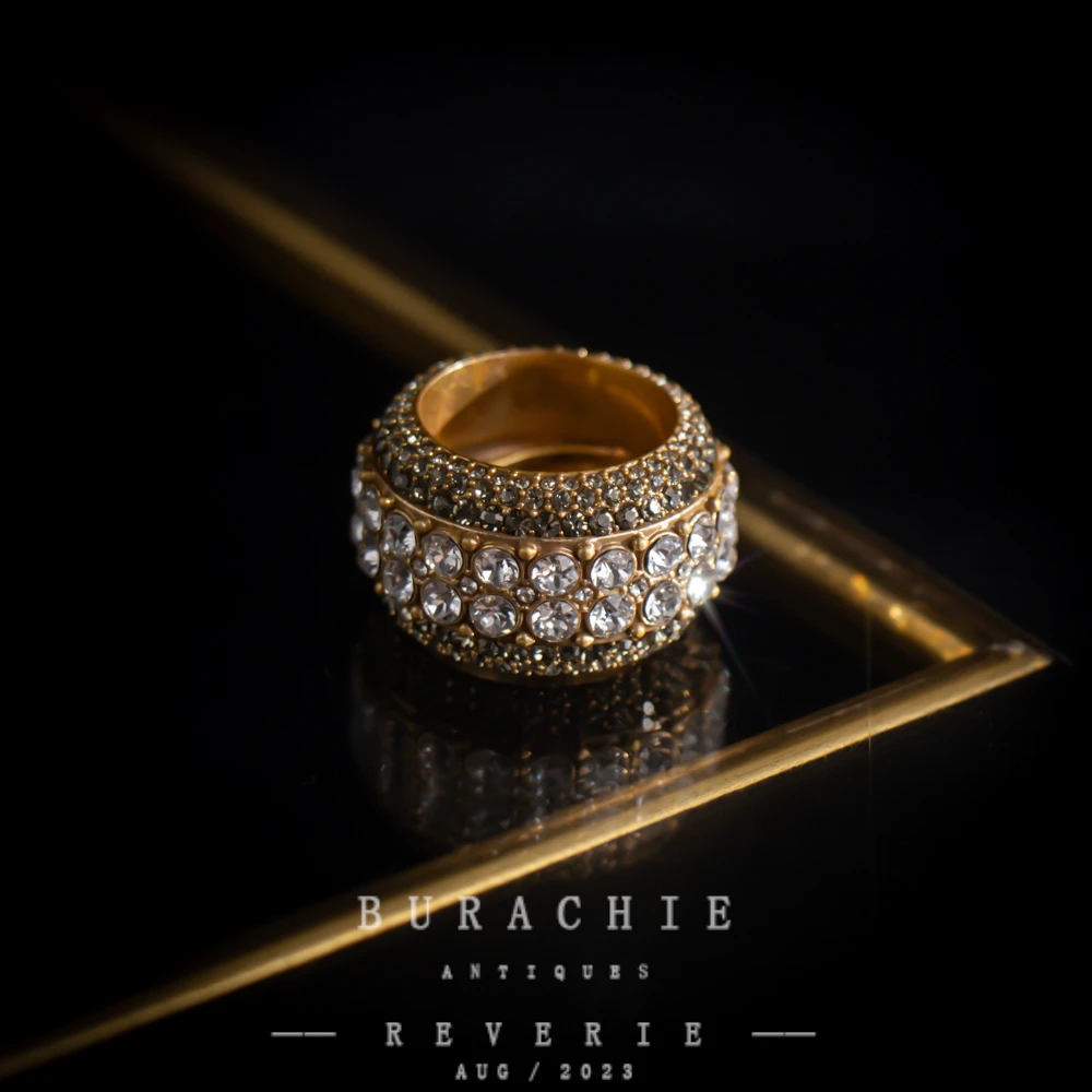 铜合金仿水晶戒指 【9597】周年珍藏英｜经典原标克拉款CrownFrett