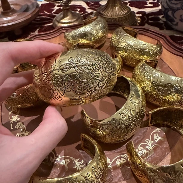 铜合金手镯 【8768】巴黎古卓首饰即视感布鲁斯Routine