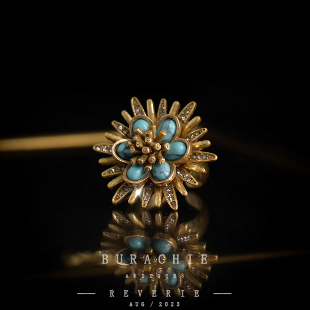 铜合金仿水晶戒指 【9715】周年珍藏英｜经典原标克拉款CrownFrett