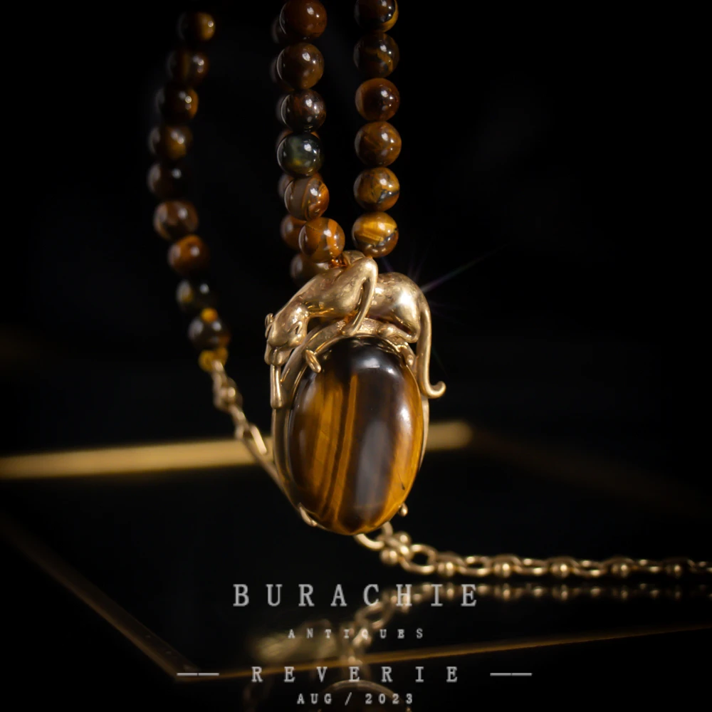 铜合金仿水晶项链 【1350】周年珍藏英｜经典原标克拉款CrownFrett