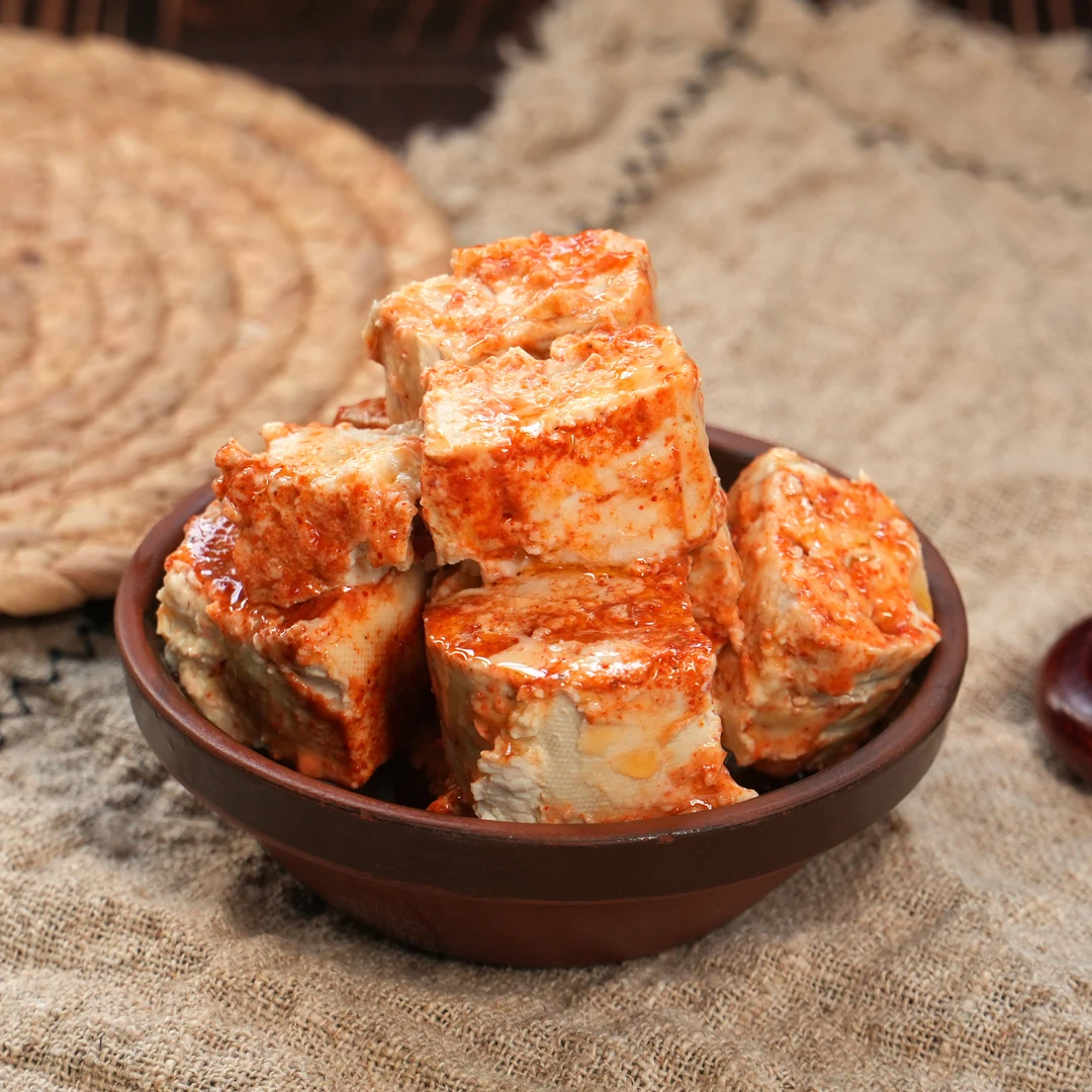 洪湖酱菜2瓶3瓶手工制作豆腐乳豌豆酱豆豉藠头木瓜丝下饭400g每瓶