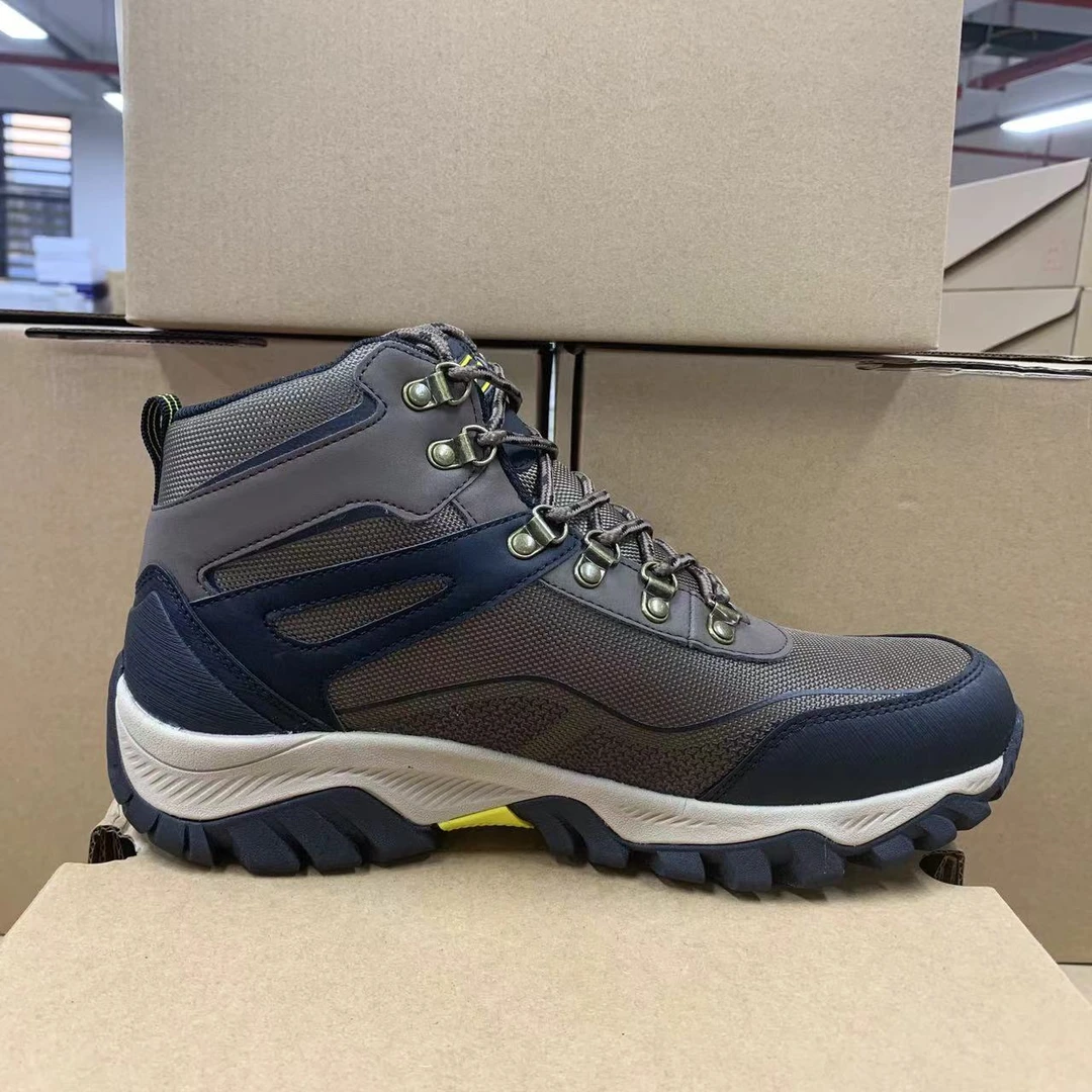 D509（运动码）男鞋 冬季新款中帮系带防水轻便舒适户外徒步鞋1仓
