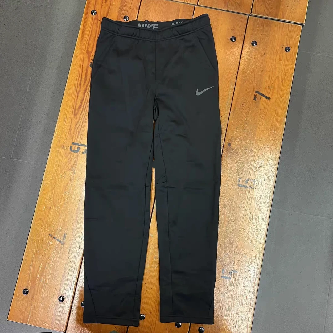 Nike耐克长裤男冬新款针织速干加绒保暖透气直筒运动休闲裤932254