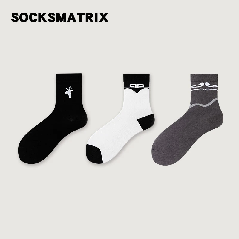 袜矩阵【悟空】中筒袜袜子男热搜新品穿搭男袜秋季棉袜