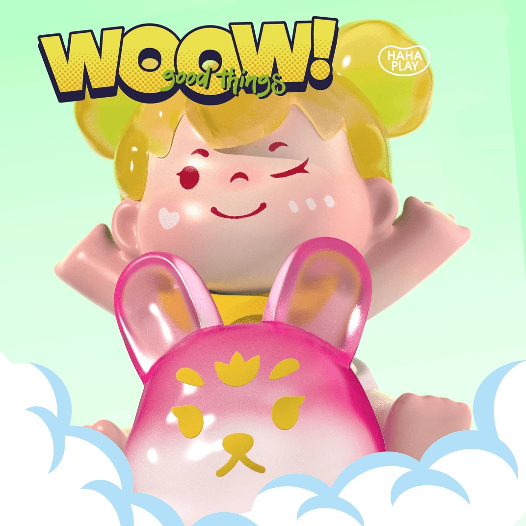 【花花拆盒】woow哇嗷小伙伴的欢乐出游系列潮玩盲盒萌粒