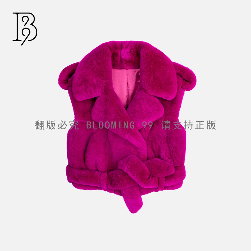 【B99官方旗舰店】女士设计师款秋冬时尚气质新款外套18FGW243-1
