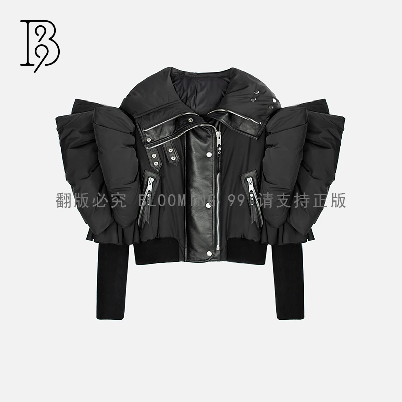 【B99官方旗舰店】轻奢廓形女装冬季设计款羽绒服 FGWDJA00215