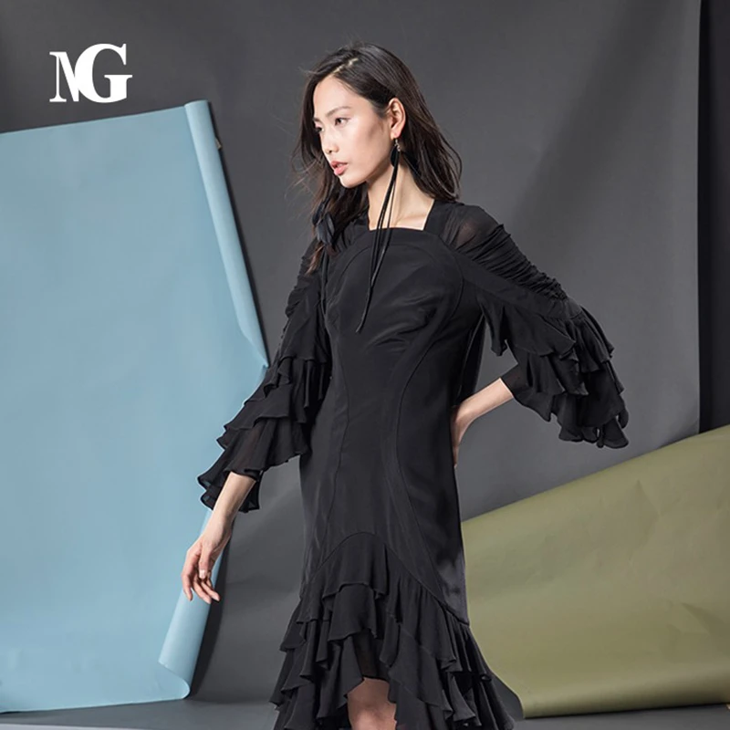【B99官方旗舰店】女装时尚个性连衣裙19FGW102