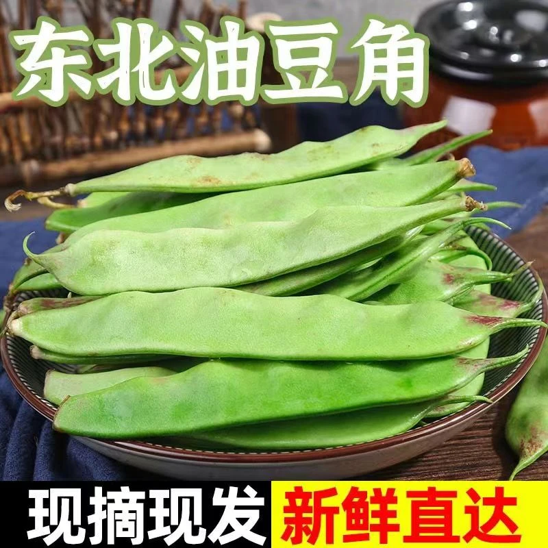 正宗东北一点红油豆角现摘1斤/3斤/5斤新鲜蔬菜农家自种开锅烂