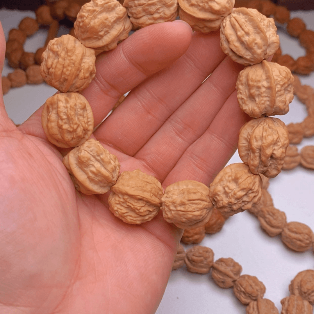 【闪购商品】桃核手串搂***子蛤蟆头尺寸20