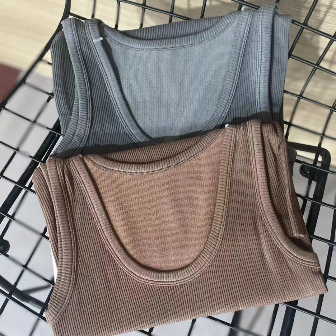 5254女保暖打底秋冬背心